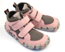 Topánky Froddo Barefoot Grey/Pink G3110224-7