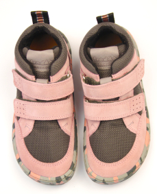 Topánky Froddo Barefoot Grey/Pink G3110224-7