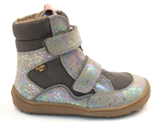 Froddo Barefoot zimné topánky s membránou G3160189-7 Grey Silver