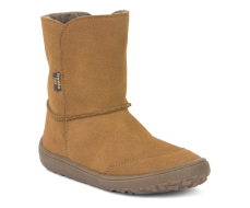 Froddo Barefoot zimní boty s membránou G3160207-2 Cognac
