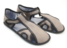 Ef Barefoot Grey 386 chlapčenské papuče