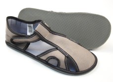 Ef Barefoot Grey 386 chlapčenské papuče