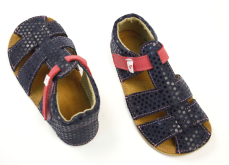 Ef Barefoot sandálky Granat Kropki