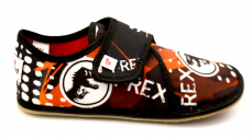Ef Barefoot chlapčenské papuče 394 Trex Black