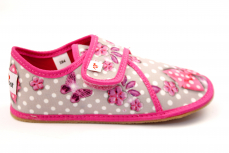 Ef barefoot dievčenské papuče 394 Butterfly