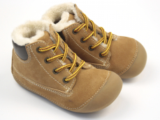 Lurchi detské zimné topánky Tan