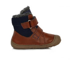 D.D.Step Barefoot zimné topánky W073-688 Chocolate