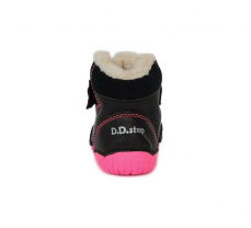 D.D.Step Barefoot zimné topánky W070-990 Black