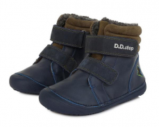 D.D.step Barefoot zimná obuv W063-829 Royal Blue