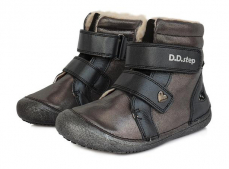 D.D.step Barefoot zimná obuv W063-829A Black