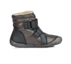 D.D.step Barefoot zimná obuv W063-829A Black