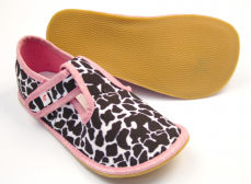 Ef barefoot dievčenske papuče 395  Panterka