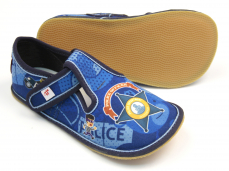 Ef barefoot chlapčenské papuče 395 Policie