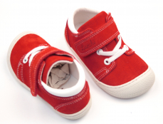Lurchi barefoot Tabby Suede Rosso